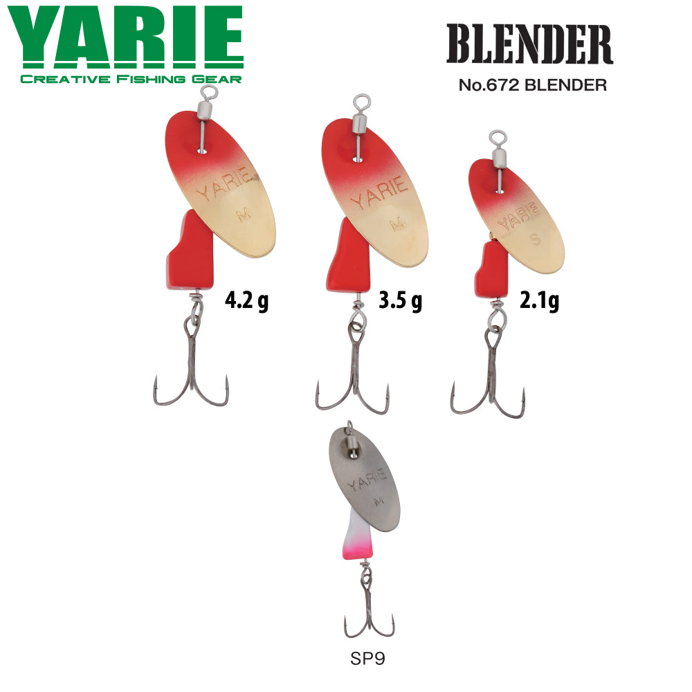 LINGURITA ROTATIVA YARIE 672 BLENDER SP9 SILVER PINK 3.5G