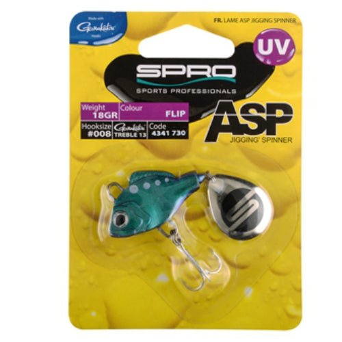 LINGURITA SPRO ASP SPINNER UV 10 GR FIRE FLIP