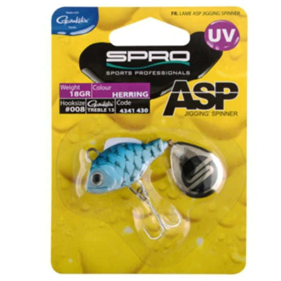 Lingurita Spro Asp Spinner Uv 10 Gr Fire Herring