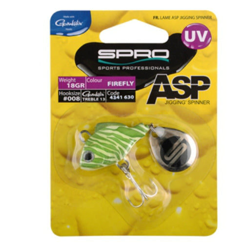 LINGURITA SPRO ASP SPINNER UV 14 GR FIREFLY