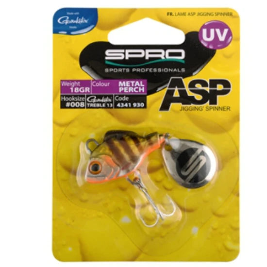 Lingurita Spro Asp Spinner Uv 14 Gr Metal Perch