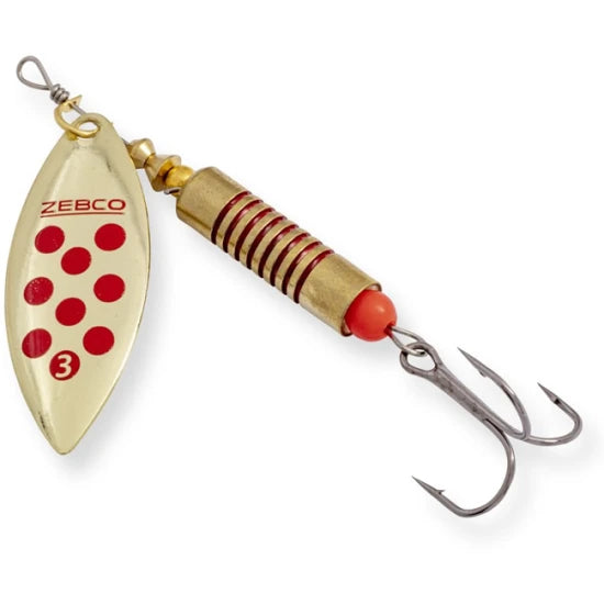 Lingurita Zebco Trophy Z-river No. 4 Gold/red 15g