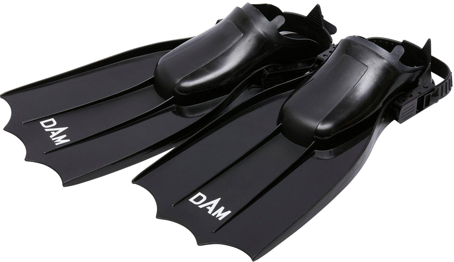 Labe DAM Belly Boat Fins XXL, Black Grey