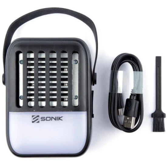 Lampa Cort Sonik Gizmo Cu Aparat Contra Insecte Bug Zapper, 9.2x5x11.8cm