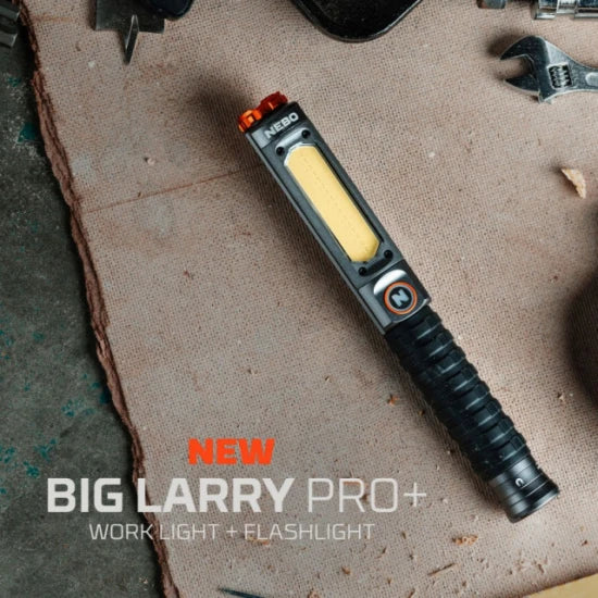 Lampa Nebo Big Larry Pro+, 500 Lm, Rechargeable, Magnet