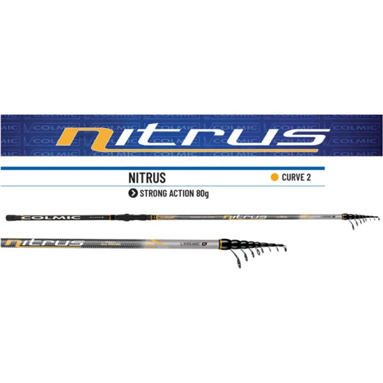 Lanseta Colmic Telematch Nitrus Strong 4.00m, 80g, 5seg