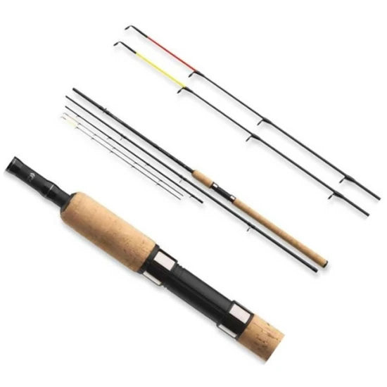 Lanseta Feeder Daiwa 3+2seg Black Widow, 3.90m, 150g