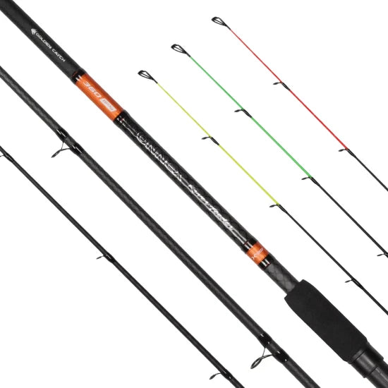 Lanseta Feeder Golden Catch Onnex River Feeder Rod 3.90m, 150g, 3+3seg