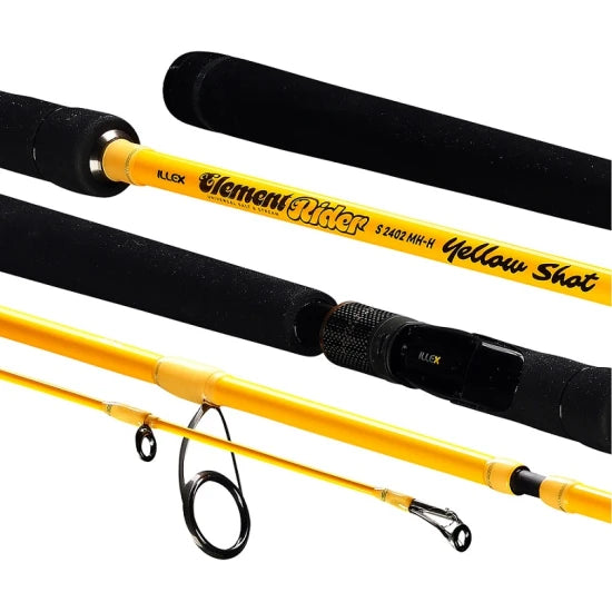 Lanseta Illex Element Rider X5 Yellow Shot, 2.4m, 15-50g, 2seg