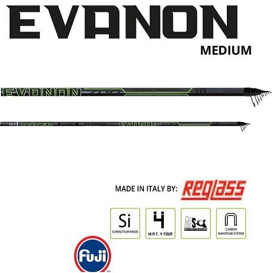 Lanseta Maver BOLOGNEZA SUPERLITIUM EVANON MEDIUM MX 7M Inele Fuji