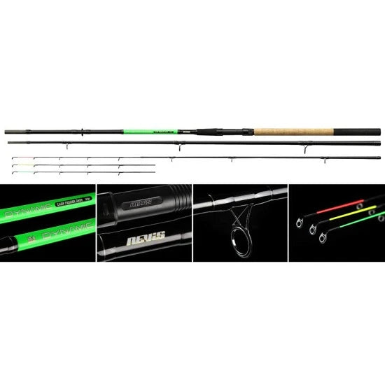 Lanseta Nevis Dynamic Carp Feeder 360m 130gr 3+3seg