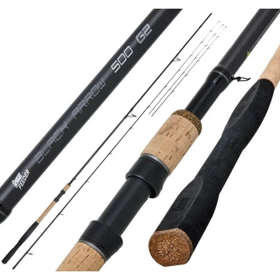 Lanseta Sensas Black Arrow Feeder 500 G2, 3.90m, Up To 85g, 2+3seg