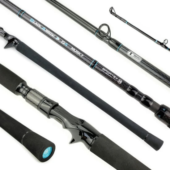 Lanseta Sportex Black Arrow G4 Musky Baitcast 2.30m, 130-220g, 2seg