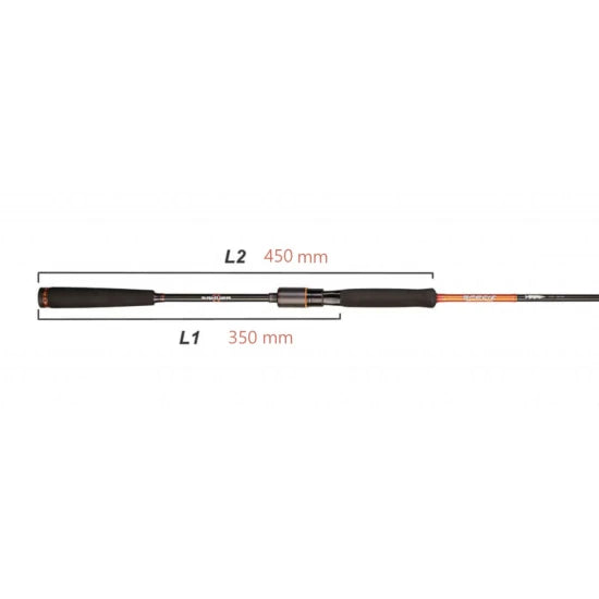 Lanseta Sakura Speciz Spinning 2.0 Spes 802 M+s, 2.44m, 5-25g, 2seg