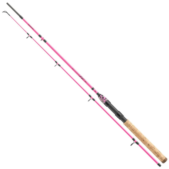 Lanseta Spinning Daiwa Ninja X Kids Pink, 1.60m, 10-30g, 2seg
