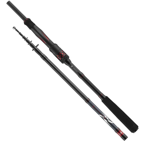 Lanseta Spinning Daiwa Tele Ninja X-compact Spin 2.45m, 15-50g, 9+1seg