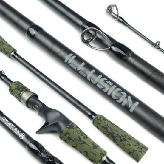 Lanseta Sportex Illusion Baitcast 2.10m, 3-17g, 2seg