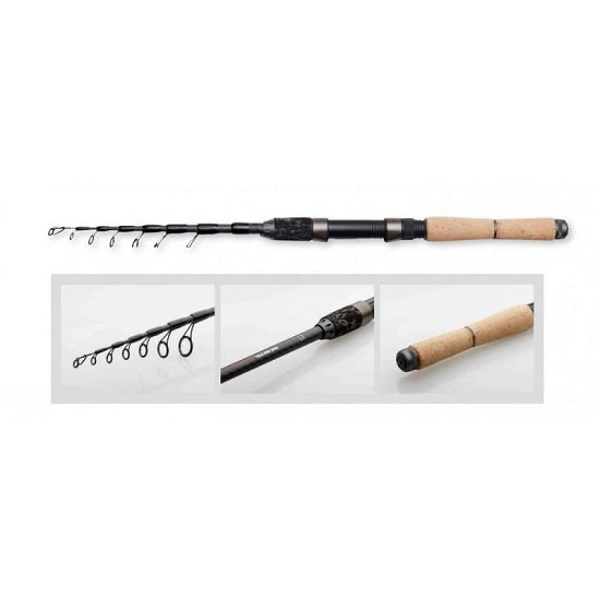 Lanseta Telescopica DAM New Shadow Mini Spin 2.40m 7-20g 9seg