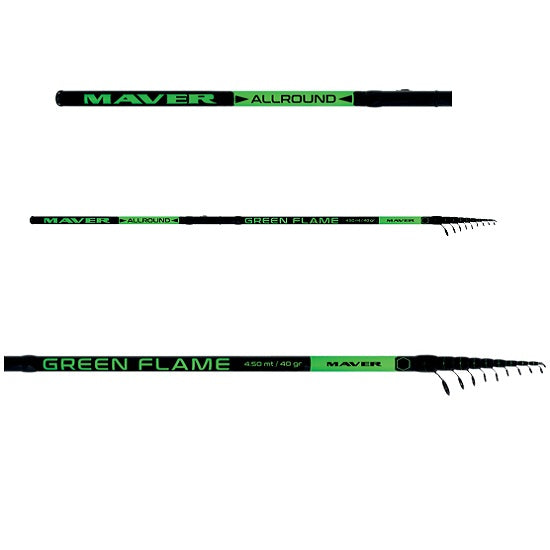 Lanseta Telescopica Maver IT TELEMATCH GREEN FLAME 4.0M 40GR