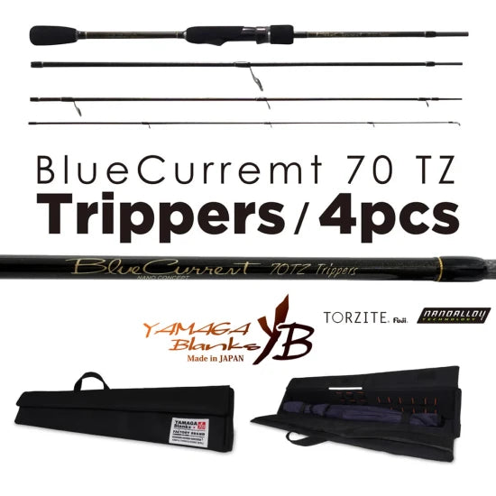 Lanseta Yamaga Blanks Blue Current 70tz Trippers Pillar Travel, 2.145m, 12g, 4seg