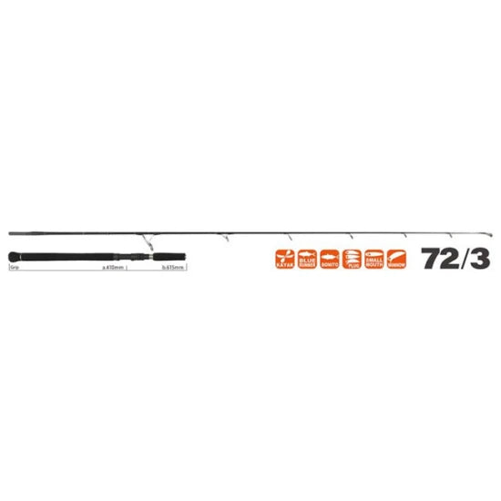 Lanseta Yamaga Blanks Blue Sniper 72/3 2.21m 30-60g
