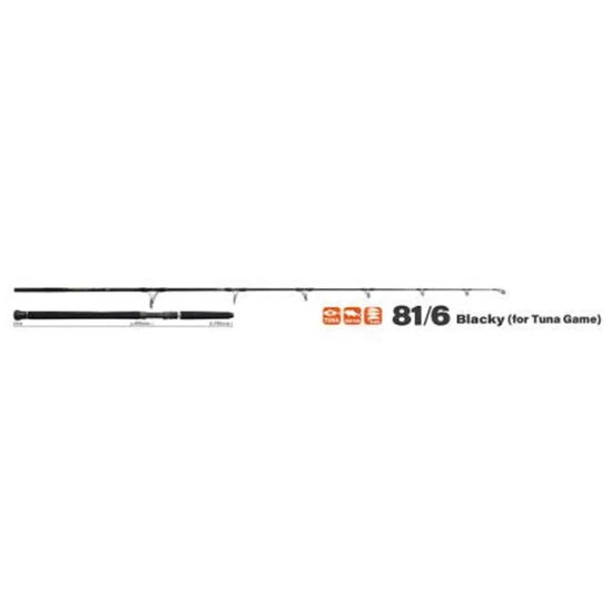 Lanseta Yamaga Blanks Blue Sniper 81/6 Blacky Tuna 2.48m 30-110g