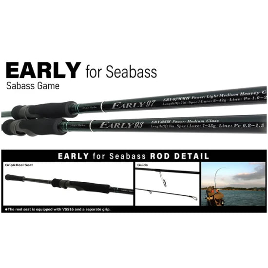 Lanseta Yamaga Blanks Early Seabass 97mmh 2.92m, 8-42g