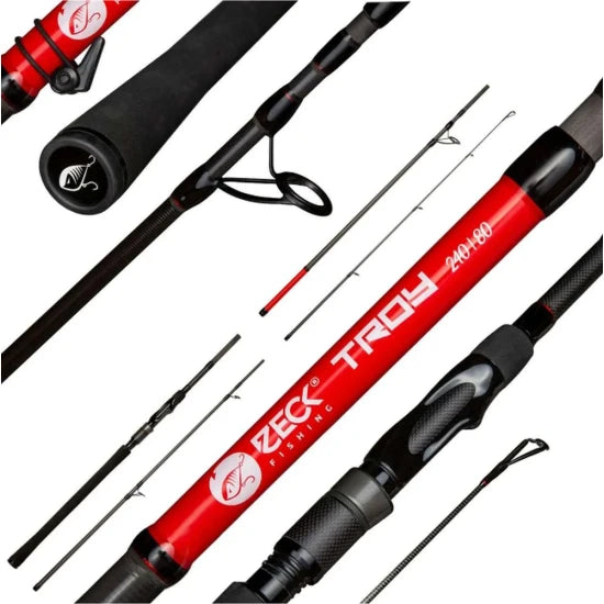 Lanseta Zeck Troy, 30-80g, 2.40m, 4seg