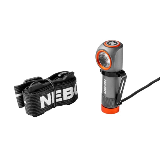 Lanterna Cap Nebo Einstein 600+ 2in1, 600lm, Li-ion 16340 3.7v, Magnet, Aluminiu