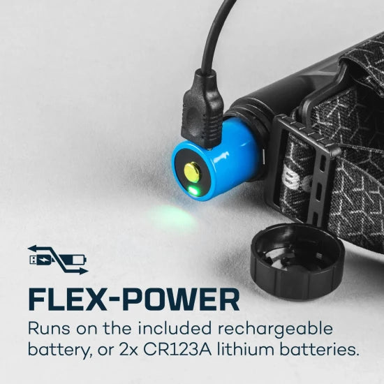 Lanterna Cap Nebo Einstein Flex,  Rechargeable, 1500 Lm, 2200mah Li-ion