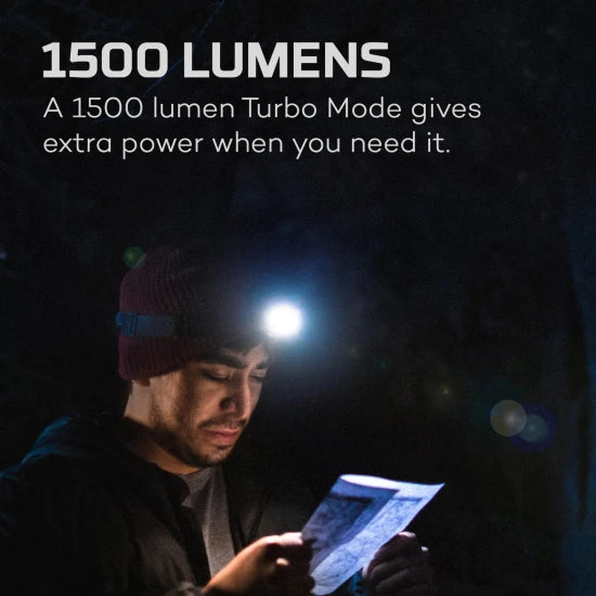 Lanterna Cap Nebo Einstein Flex,  Rechargeable, 1500 Lm, 2200mah Li-ion