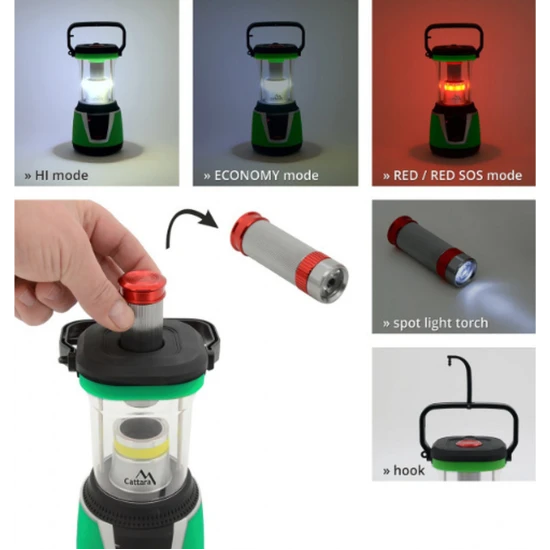 Lanterna Cattara Cu Led 300lm Cu Telecomanda Camping Tt13150