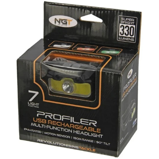 Lanterna Frontala Ngt Profiler Headlight Rincarcabila Usb 330l, 7x4.1x3.5cm