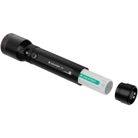 Lanterna Led Lenser P7r Black Box 2000lm/li-ion + Cablu Usb
