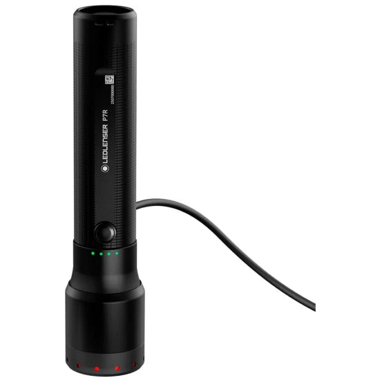 Lanterna Led Lenser P7r Black Box 2000lm/li-ion + Cablu Usb