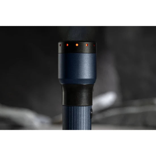 Lanterna Led Lenser P7r Editie 25 Ani Smokey Blue 2000lm/2xli-ion+cablu Usb