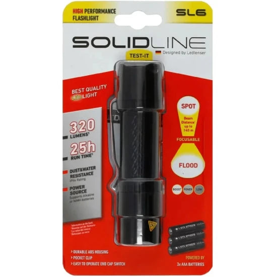 Lanterna Ledlenser Solidline Sl6 320lm/3x Aaa