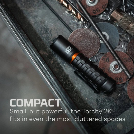Lanterna Nebo Torchy 2k Rechargeable, 2000 Lm, Li-ion 18650 2200 Mah, Aluminiu