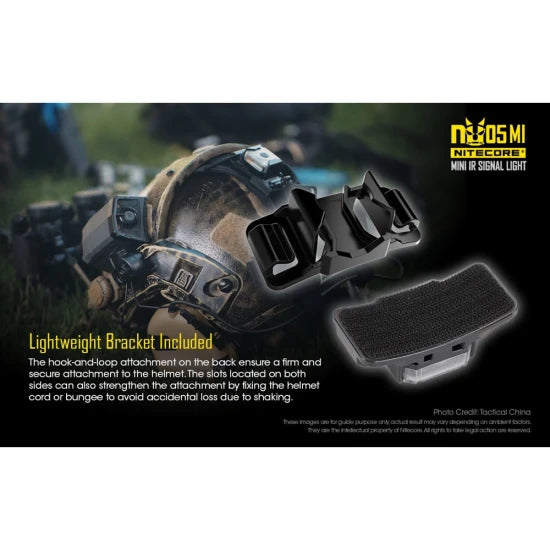 Lanterna Nitecore Military Flashlight Nu05mi Rechargeable Infrared (940nm)