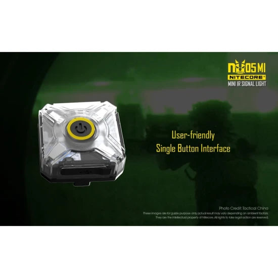 Lanterna Nitecore Military Flashlight Nu05mi Rechargeable Infrared (940nm)