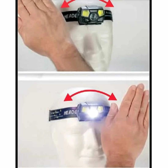 Lanterna De Cap Reincarcabila Cu Senzor De Miscare Filfishing Filex Headlamp 120lm