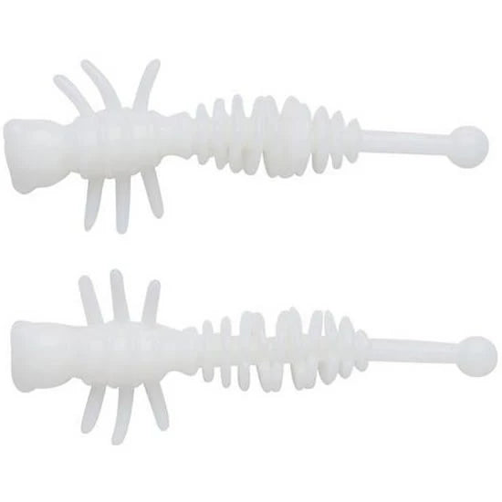 Larva Berkley Powerbait Power Larvae, Milky White, 4cm, 12buc/pac