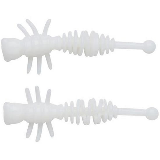 Larva BERKLEY PowerBait Power Larvae, Milky White, 4cm, 12buc/pac