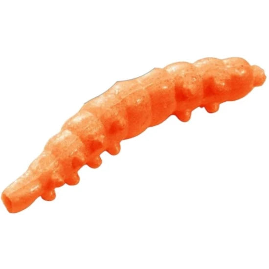 Larve Berkley Powerbait Honeyworm, Orange/scales, 2.5cm, 55buc/cutie