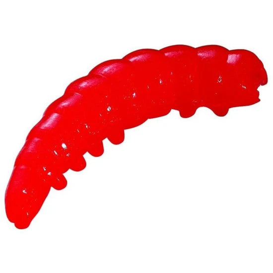 Larve Berkley Powerbait Honeyworm, Red/scales, 2.5cm, 55buc/cutie
