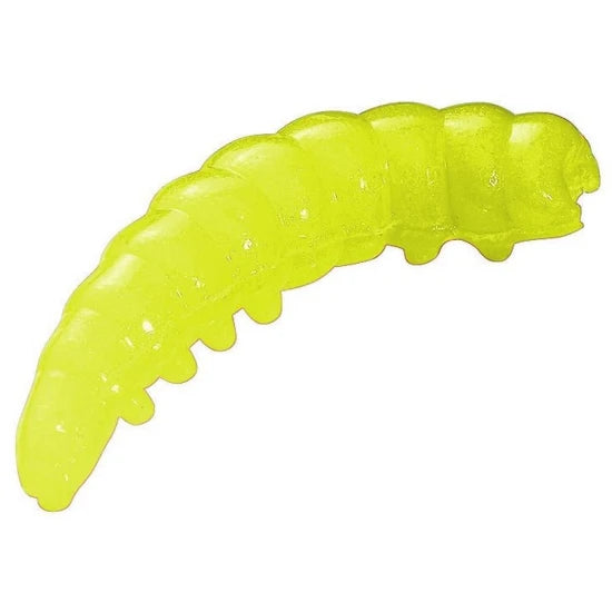 Larve Berkley Powerbait Honeyworm, Yellow/scales, 2.5cm, 55buc/cutie