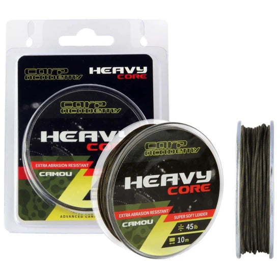 Leadcore Carp Academy Heavy Core Camo, 10m, 45lbs