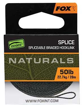 Leadcore Fox Naturals Splice Hooklength 50lb-22.7kg, 20m