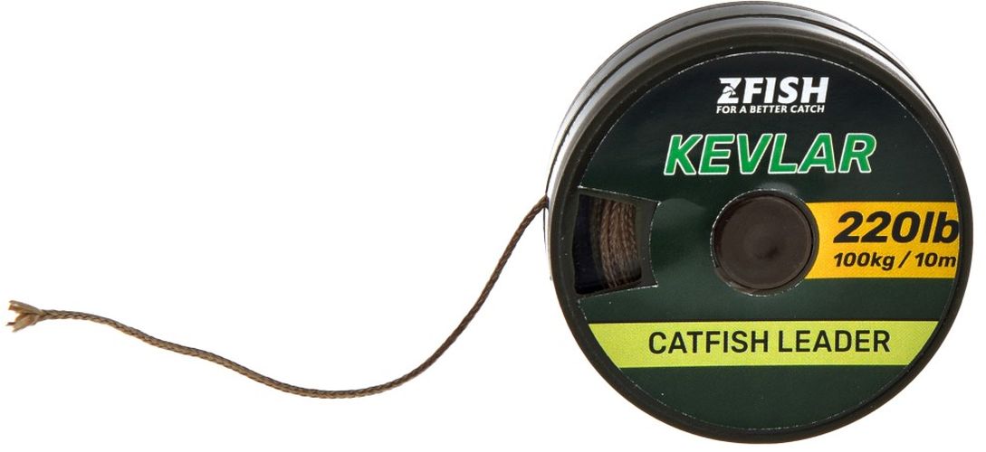 Leadcore Zfish Kevlar Braid, Brown, 100kg, 11m