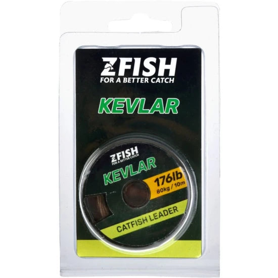 Leadcore Zfish Kevlar Braid, Brown, 60kg, 10m
